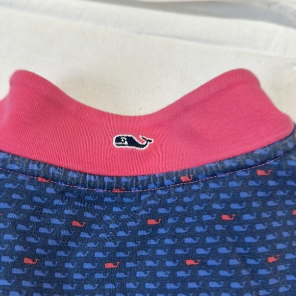 Vineyard Vines Pink Quarter-Zip Pullover Girls M - Picture 8 of 8
